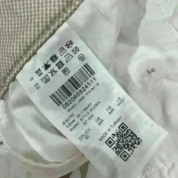 NWOT Brax Feel Good Bozen Khaki Chino Shorts Mens Size 34 beach vacation - Picture 4 of 4